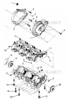 CAJA DEL CIGÜEÑAL SLX 780 B964287 and Intl. SLX 780 I964287 (4937443744C001)