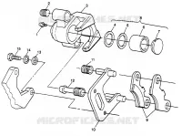FRONT FRENO Scrambler W967840 (4935823582B007)