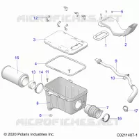 ENGINE, TOMA DE AIRE SYSTEM