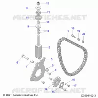 TREN, CHAIN TENSIONER AND SPROCKET