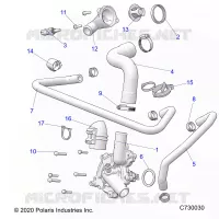 MOTOR, WATERPUMP AND BYPASS