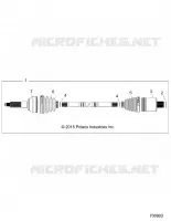 DRIVE TRAIN, TRASERO UNIDAD SHAFT (TO 7/17/2017)
