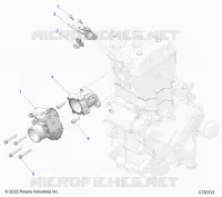 ENGINE, CUERPO DE MARIPOSA AND FUEL RAIL