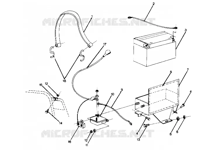 ELECTRIC START COMPONENTS Trail ES and Deluxe (4914161416023A)