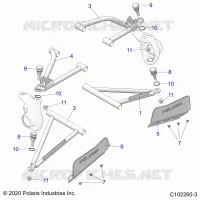 SUSPENSION, A-ARMS