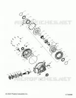 TREN, REAR GEARCASE INTERNALS