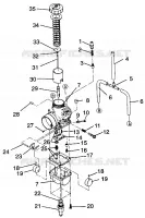 CARBURADOR 600 XCR 0975677, 600 XCR SE H975677 AND EUROPEAN 600 XCR SE E975 (4937963796D004)