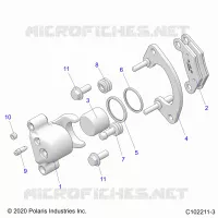 BRAKES, PINZA FRENO DELANTERA