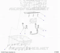 MOTOR, OIL TUBES