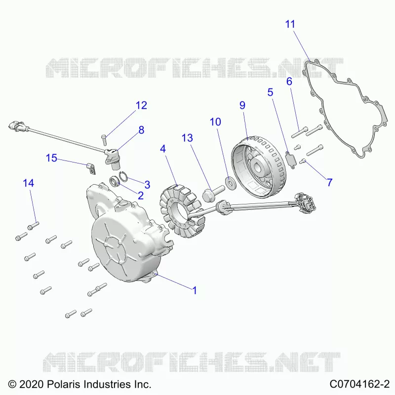 ENGINE, STATOR AND FLYRUEDA