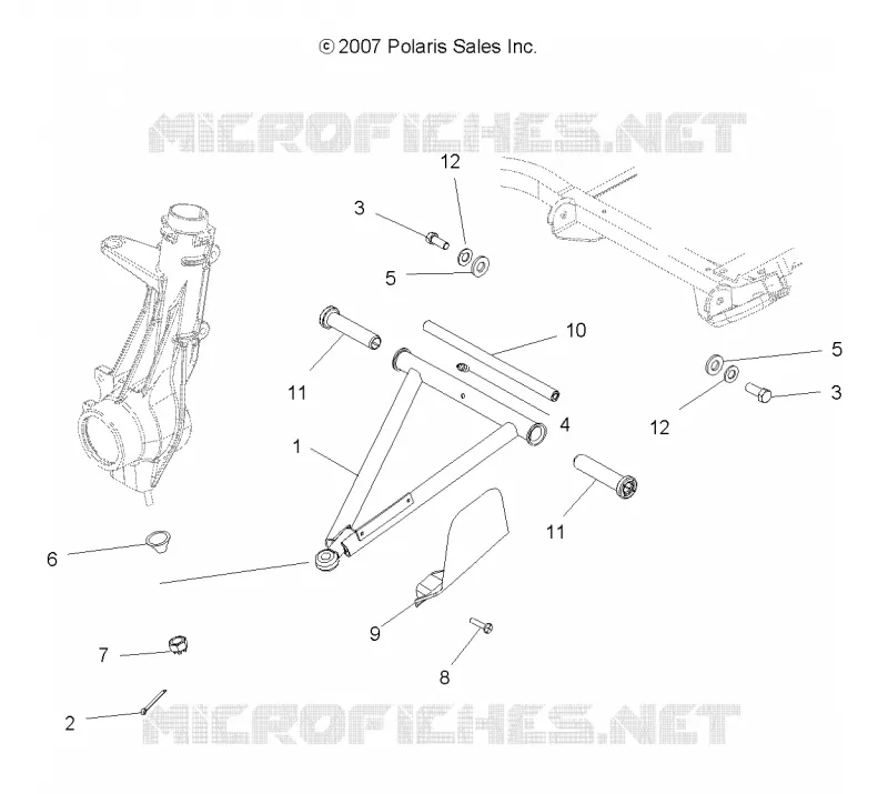 SUSPENSION, A-ARM and PUNTAL MOUNTING