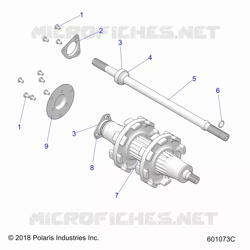 TREN, JACKSHAFT AND DRIVESHAFT