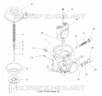 MOTOR, CARBURADOR, UPPER