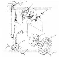MAGNETO ASSEMBLY TRAIL 0950761, TRAIL DELUXE 0950262  AND EUROPEAN TRAIL DE (4928862886D004)