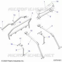 CHASSIS, CAB BASTIDOR