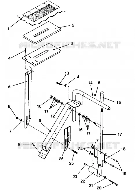 Conjunto de cambio de VARILLAJE WIDETRAK LX 0942064 (49250425040029)