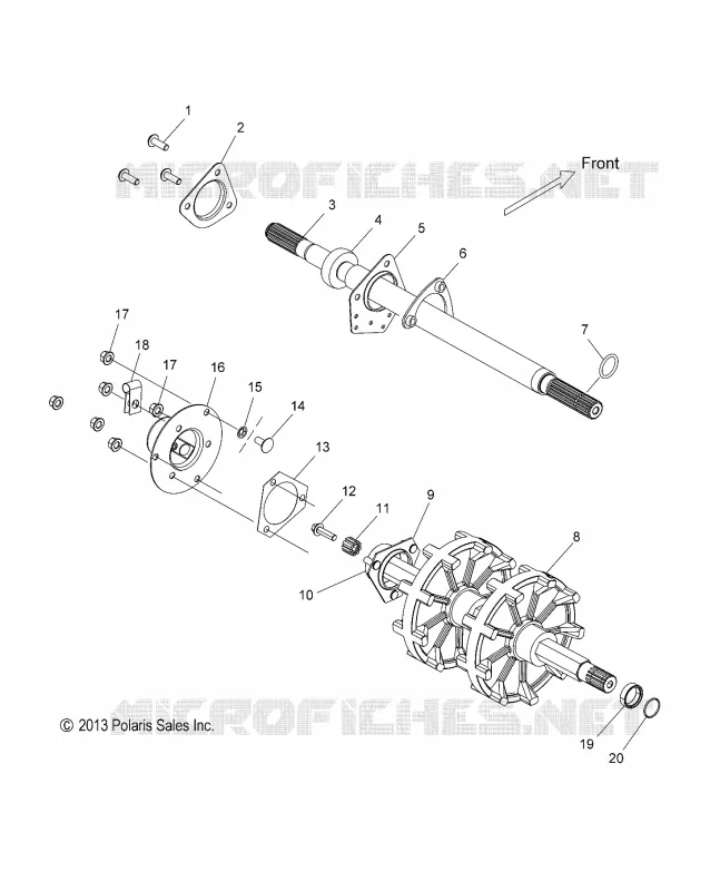 TREN, JACKSHAFT AND DRIVESHAFT
