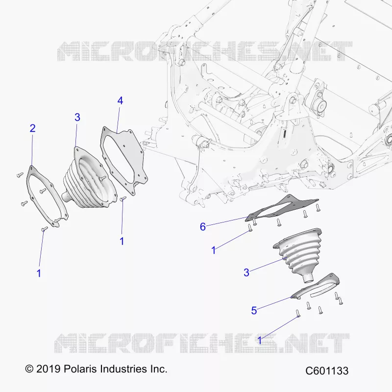 CHASIS, TIE ROD BOOT ASM.
