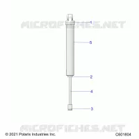 SUSPENSION, SHOCK TRASERO TRACK