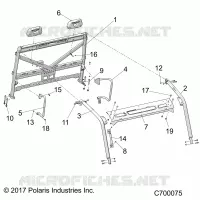 CHASSIS, CAB BASTIDOR