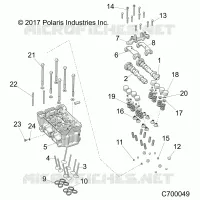 ENGINE, CULATA AND VALVES