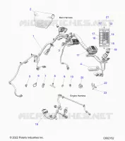 ELECTRICA, WIRE HARNESS,CHASSIS/FUSE BLOCK, ENGINE