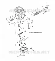 MOTOR, CARBURADOR, LOWER