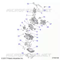 ENGINE, CRANKCASE AND CIGUEÑAL