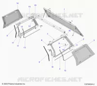 CARROCERÍA POSTERIOR WINDOW AND REAR CAB PANEL MOUNTING