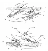 ETIQUETAS SL 900 B964291 and  Intl. SL 900 I964291 (4935583558A007)