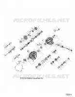 DRIVE TRAIN, PRINCIPAL GEARCASE INTERNALS