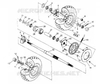 TRASERO conjunto de accionamiento RUEDA  (After Serial #2295881) Magnum 2x4 W957544 (4926852685C004)
