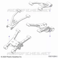 SUSPENSION TRASERA CONTROL ARMS