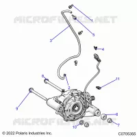 TREN, FRONT GEARCASE MOUNTING