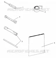 KIT DE HERRAMIENTA LITE 0963433, EURO LITE E963433 and LITE DELUXE 0963431 (4931663166C003)