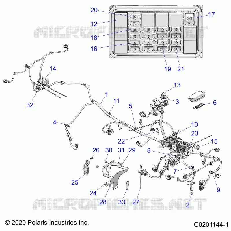 ELECTRICA, MAIN WIRE HARNESS