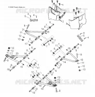 CHASIS, A-ARM and FOOTWELL