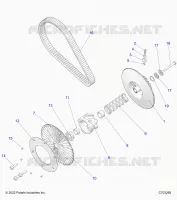 TREN, SECONDARY CLUTCH/BELT