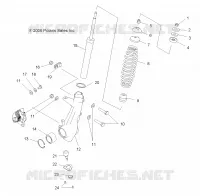 SUSPENSION, puntal delantero