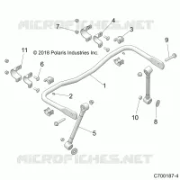 SUSPENSION TRASERA, STABILIZER BAR