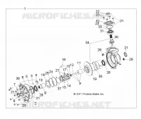 TREN, FRONT GEARCASE INTERNALS