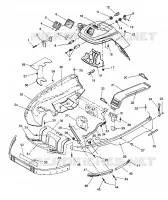 NOSEPAN y consola ASSEMBLY LITE GT/0933133 and STARLITE GT/0933127 (4923232323003A)