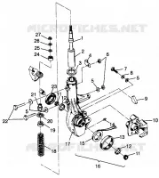 puntal delantero Sportsman 4x4 W968040 (4935943594B006)