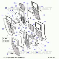 PUERTAS, REAR, CRANK