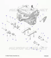 MOTOR, MOUNTING &amp; LONG BLOCK