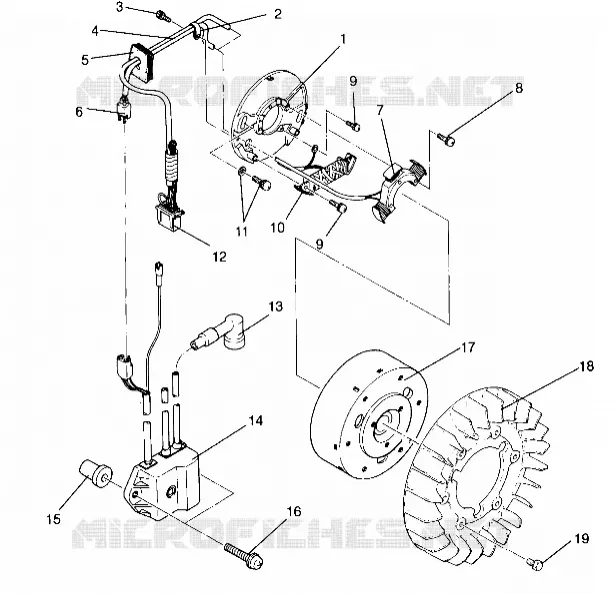 MAGNETO ASSEMBLY SUPER SPORT E940743 (4927372737033A)