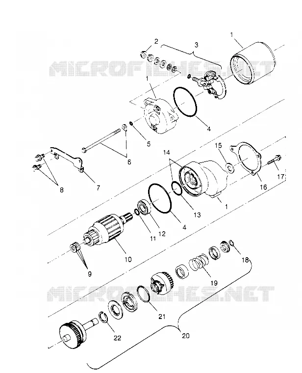 MOTOR DE ARRANQUE Scrambler W957840 (4927252725D005)