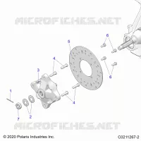SUSPENSIÃ“N DELANTERA HUB AND BRAKE DISC
