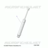 SUSPENSION, SHOCK TRASERO TRACK
