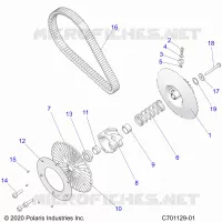 TREN, SECONDARY CLUTCH/BELT